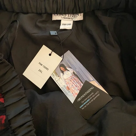 Society Black and Red Bubble Skirt for Cocktail - Picture 4 of 4